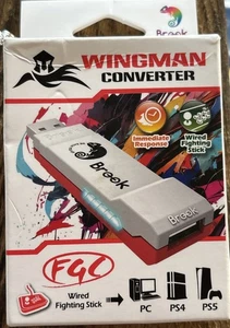 Brook Wingman FGC Arcade Joystick Converter for PS5, PS4, PC - Fighting Games - Picture 1 of 5