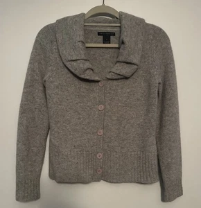 Sarah Spencer Women’s Lambswool Angora Cardigan Sweater Button Small - Picture 1 of 3