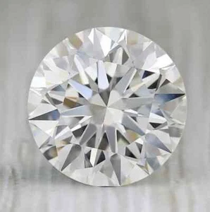Solitär natürlicher D Farbe Lab Grown E1 Diamant 3 kt VVS1 Reinheit Rundschliff - Bild 1 von 13