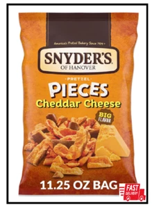 11.25 Oz Snyder's of Hanover Pretzel Pieces Cheddar Cheese - Picture 1 of 3