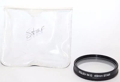 ROLEV M.G. 49mm STAR Glass Filter - Rarely used - Image 1 of 2