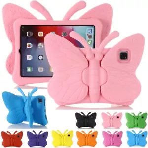 Butterfly Kids EVA Stand Case Cover For iPad 6/7/8/9/10/11th Gen Pro 11 Air 4 5 - Picture 1 of 29