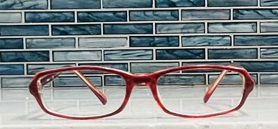 Anteojos rectangulares con cuernos vintage (solo marcos) rojo cereza/claro - Hong Kong Foto 1 de 4