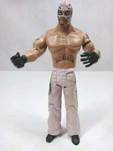2005 Jakks Pacific WWE Rey Mysterio Mexican Tattoo & White Gear 7" Figure (A) - Picture 1 of 10