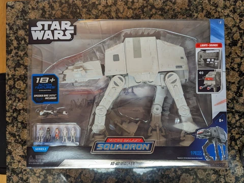 Star Wars Micro Galaxy Squadron AT-AT WALKER # 0089 New In Box Ships 1 Biz Day! Cover