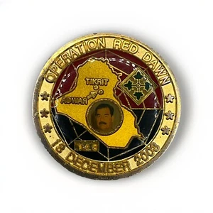 Moneta US Army 4° Divisione Fanteria (m) 1° Brigata Cattura di Saddam Hussein # - Foto 1 di 3