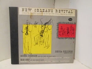 78tk album set-Jazz-DECCA 549-New Orleans Revival-Bunk Jhnson,Kid Ory- 4 disc - Imagen 1 de 1