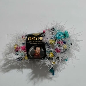 Lion Brand FANCY FUR Wild White Garn 1,75 Oz. - Bild 1 von 6