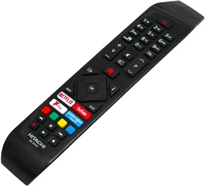 Hitachi RC43141P Original Remote Control for 50HK6200U 4K UHD LED TV - Image 1 of 4