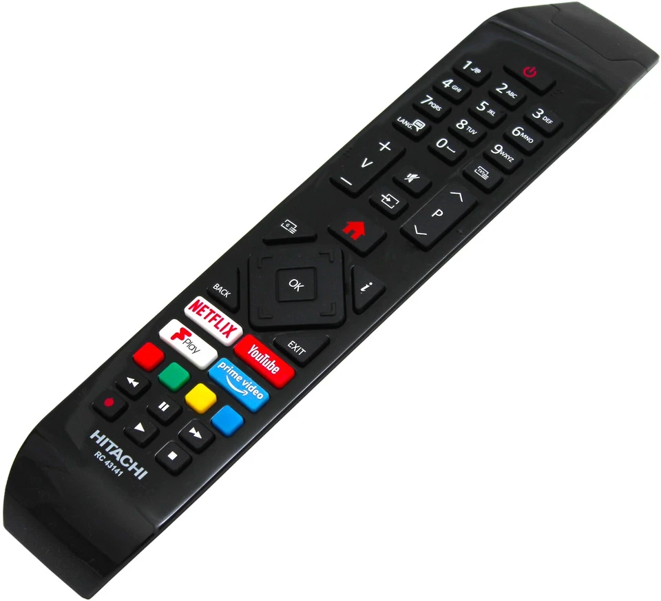 Hitachi RC43141P Original Remote Control for 50HK6200U 4K UHD LED TV - Image 1 of 4