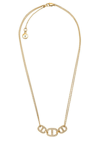 Ciondolo Pavimentazione Cristalli MICHAEL KORS Colore Oro MKJ4453710 + SCATOLA MK