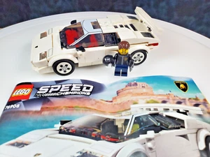 LEGO SPEED CHAMPIONS: Lamborghini Countach (76908) 100% Complete with Instructi - Picture 1 of 5