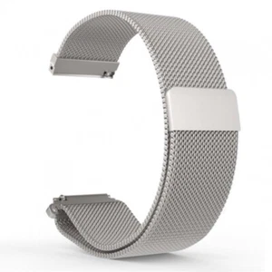 Bracelet Montre Pour Xiaomi Amazfit GTS 20 MM Métal Fermeture Iman Bip S ARGENT - Photo 1 sur 1