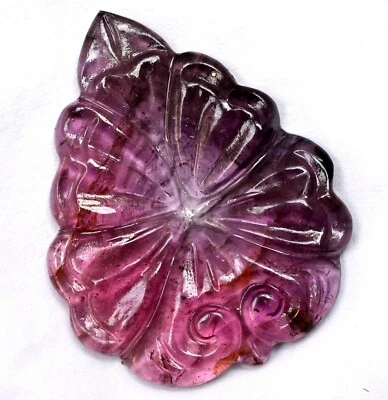 Turmalina natural 28x22 mm tallada a mano 14,01 quilates piedra preciosa suelta color bio Foto 1 de 4