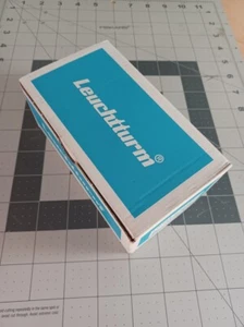 100 Leuchtturm (Lighthouse)  336599 2 Strips Approval Card plastic  black NOS - Picture 1 of 4