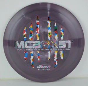 ⚪️🔴🔵 WONDERBREAD, Discraft Swirly ESP Vulture, 6x CLAW, Paul McBeth, 172g - Picture 1 of 4