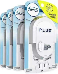 Febreze Plug In Lufterfrischer Fade Defy Plugs, Duftölwärmer, (4er Pack) - Bild 1 von 6