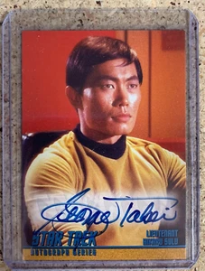 1997 Star Trek The Original Series (TOS) A4 George Takei as Sulu Autograph - Bild 1 von 2