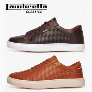 SALE -  Lambretta Mens Classic Casual Heritage Retro Smart Fashion Trainers 