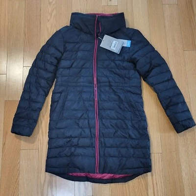 Bench Puffer Jacket Women's Sz. S. Black Pink 3M Thinsulate Zip Away Hood  - Image 1 of 4