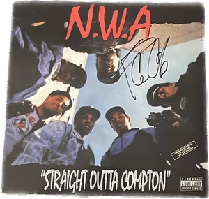 Álbum de discos Ice Cube firmado vinilo NWA Straight Outta Compton certificado de autenticidad autógrafo - Imagen 1 de 3