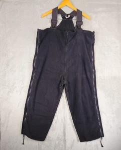 Polartec Bib Thermal Fleece Pants Cold Weather Overalls Large Short Regular - Picture 1 of 5