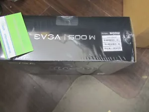 100-W1-0500-KR - EVGA 500W, 80+ Standard Power Supply, ATX Power Supply - Picture 1 of 4