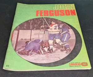 John Ferguson Montreal Canadiens 1970 Canadiens Sports Revue revista NHL LEER - Imagen 1 de 10