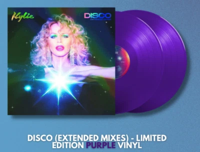 Kylie Minogue – Disco (Extended Mixes) Limited Purple Coloured Vinyl 2 LP - NEW - image 1 of 4