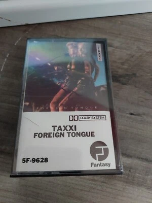 Taxxi Foreign Tongue CASSETTE TAPE. Vintage Sealed New - Image 1 of 2
