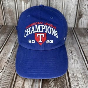 Texas Rangers 2023 American League Champions MLB 47 Brand Adjustable Cap Mütze - Bild 1 von 7