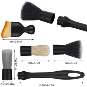 5Pcs Car Detailing Brush Set Soft Brushes Interior Wheel Gap Pro Cleaning Kit - Picture 1 of 11