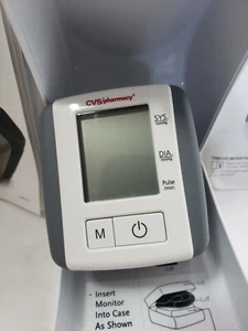Blood Pressure Monitor Automatic Wrist Hypertension Indicator By CVS - Picture 1 of 7