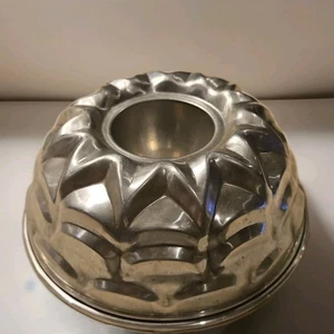 Vintage Blumen-/Sonnenbündel Pfanne mit Blütenblättern Engelfutter/Geleeform Aluminium RAR!! - Bild 1 von 5