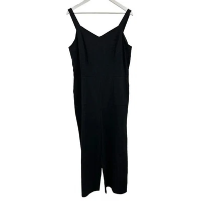 Mono negro para mujer The Limited mezcla de lino talla 14 Foto 1 de 4