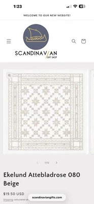 BRAND NEW EKELUND ATTEBLADROSE TABLE CLOTH 4 NAPKINS 4 PLACEMATS SET BEIGE $476 - Image 1 of 4