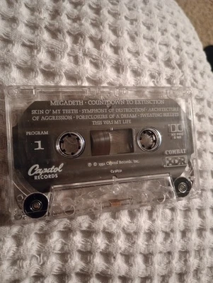 Megadeth Countdown To Extinction Cassette Tape 1992 Capitol Records C4-98531 - Image 1 of 2