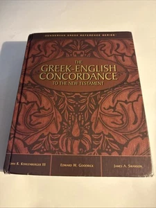 The Greek-English Concordance to the New Testament - Zondervan Greek Reference - Picture 1 of 10