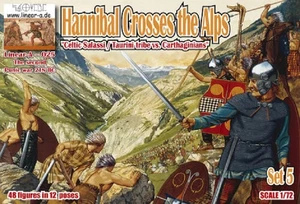 LINEAR-A 025 HANNIBAL CROSSES SET 5 CELTIC SALASSI / TAURINI TRIBE VS. CARTHAGIN - Picture 1 of 2