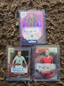3x Ladies Football Autos USA Sauerbrunn Barcelona Dragoni Liverpool Höbinger - Picture 1 of 4