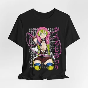Anime Mitsuri Graphic Tee, Unisex T-Shirt, Japanese Anime Tee, Manga Waifu - Picture 1 of 12
