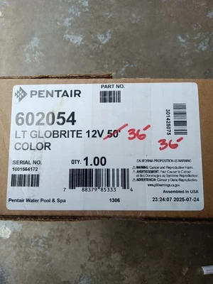 Pentair 602054 Water Pool and Spa Globrite for Swimming Pool, 50 ft. - Image 1 of 4