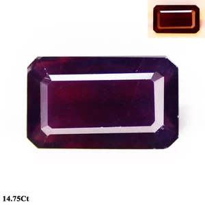 14.75ct Terrific Octagan 18.4 x 12.7 MM Brazil Natural Color Changing Flourite - Picture 1 of 5