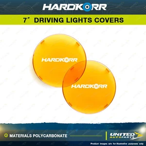 Hardkorr Orange Covers Suitable for 7" Driving Lights - Materials Polycarbonate - Picture 1 of 2
