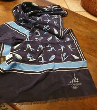 Olimpiadi Torino 2006: foulard in seta by Silvio Cattaneo con pittogrammi