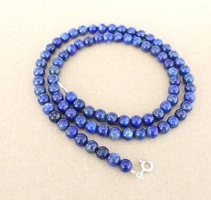 50 mm ,, Lapislazuli Edelstein kette, 6 mm,, Silber,, ( Lapis- 86) - Bild 1 von 5