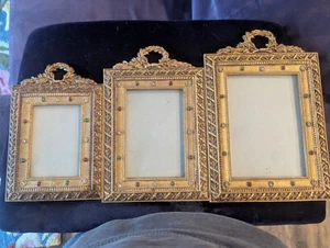 Set of Three Vintage Christmas Picture Frames - Bild 1 von 6