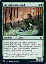 Springbloom Druid Commander: Zendikar Rising 4x - Near Mint, English MTG Magic