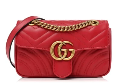 Authentic Gucci Mini Marmont Shoulder Bag - Image 1 of 4