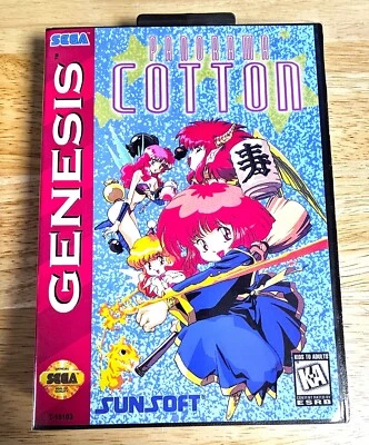Panorama Cotton (English) - 16 Bit MD Game & Case For Sega Mega Drive Genesis - Image 1 of 4